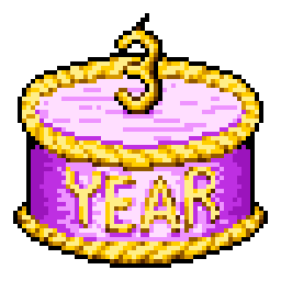 Anniversary gold cake