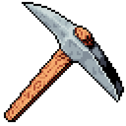 Lead pickaxe