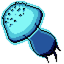 Glowing mushroom