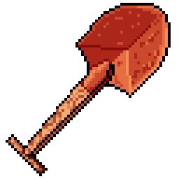 Copper spade