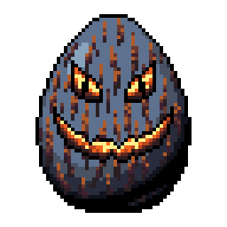 Fluffy chaotic flame imp egg