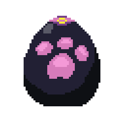 Spooky kitty egg